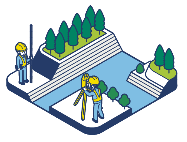 調査・測量 他のイラスト